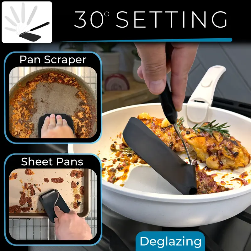 Adaptchula™ Adjustable-Angle Spatula for Air Fryers & Griddles - Image 2