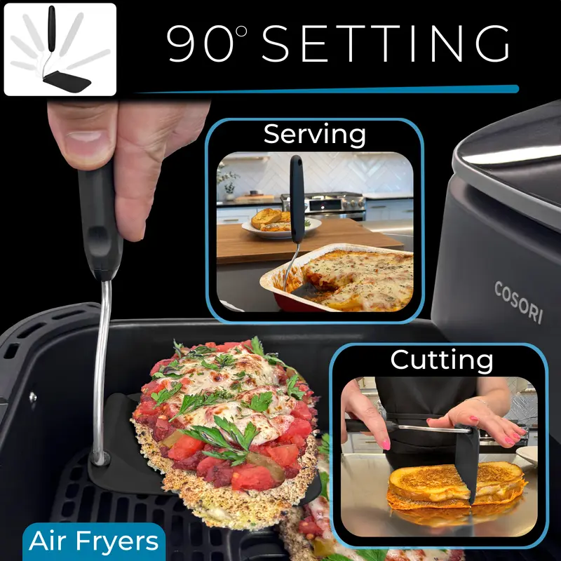 Adaptchula™ Adjustable-Angle Spatula for Air Fryers & Griddles - Image 7